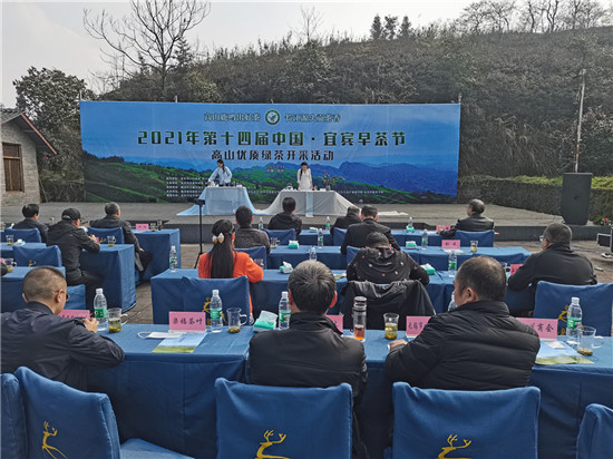 鹿鸣出好茶 第十四届中国·宜宾早茶节高山优质绿茶开采活动举行