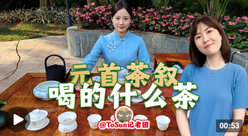 时政Vlog丨元首茶叙，喝了什么茶？