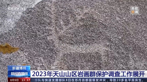 3000多年前天山山区就有“涂鸦”？当地岩画群保护调查工作已开展