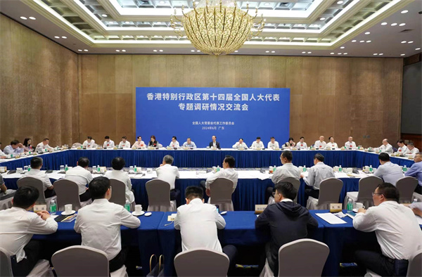 港區人大代表專題調研交流會　冀粵港深度融合互聯互通