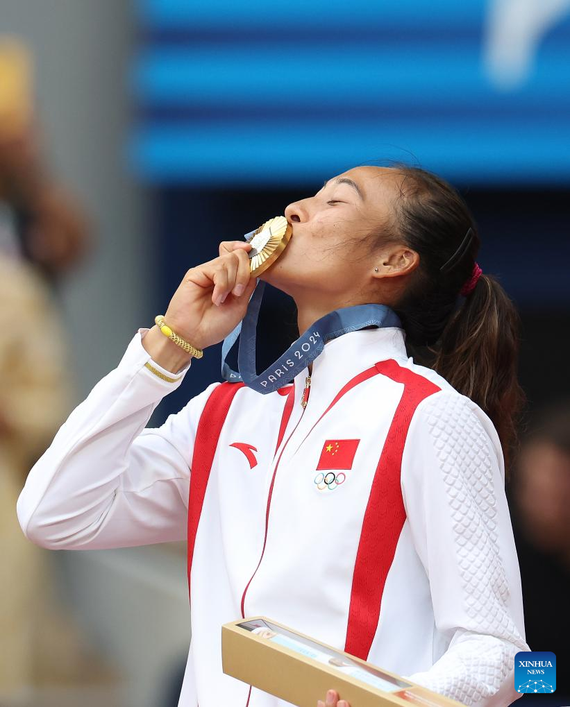 Olympics | Day 8: China's Zheng triumphs at Roland Garros, St Lucia's Alfred stuns Stade de France