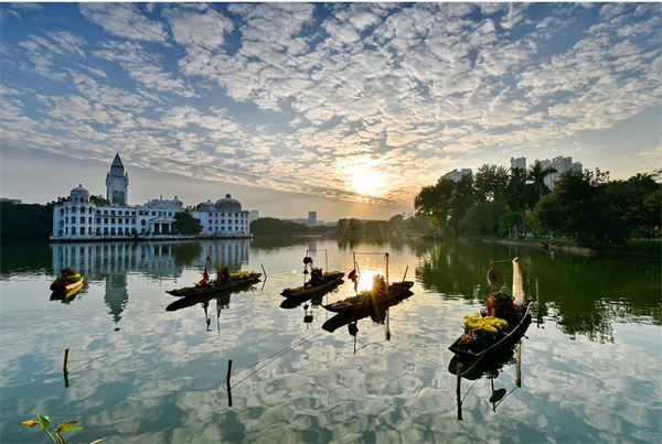 【大美广东】Guangzhou's Liuhua Lake Park is undergoing a renovation project  广州市流花湖公园复建