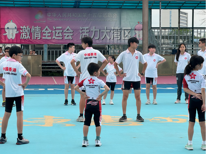 粵港澳媒體灣區行｜備戰「十五運」　港隊北上輪滑場練兵