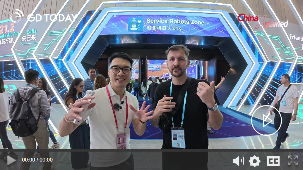 YouTuber OTWD at Canton Fair: China's robots blow my mind