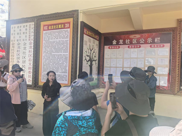海外华文媒体走进金龙社区 民族团结迈向美好新征程
