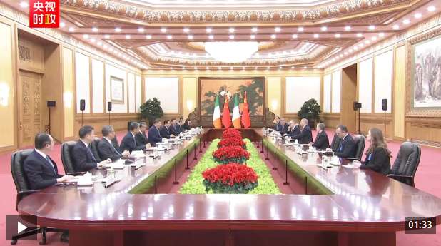 独家视频丨习近平：相互尊重、平等相待、互利共赢是中爱关系长期稳定发展的宝贵经验