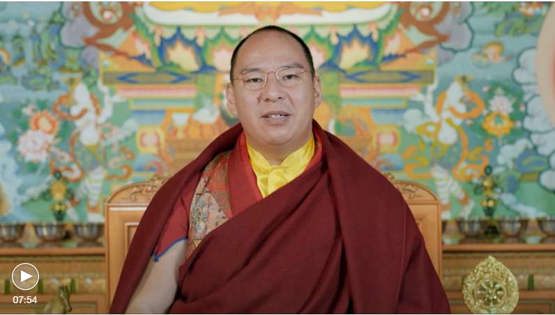 Tibetan New Year greetings from Panchen Erdeni Chos-kyi rGyal-po
