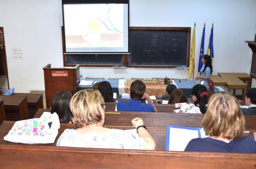 布大孔院在罗马尼亚农业大学举办“中国茶文化”讲座