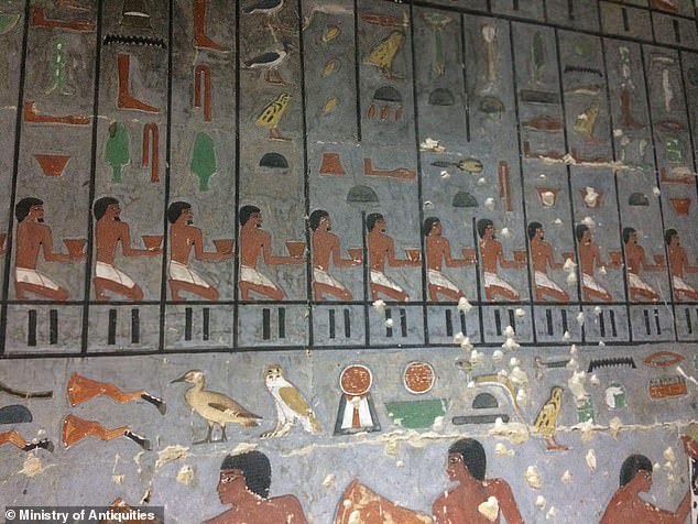 4300年前埃及贵族墓被发现 内有彩色壁画碑文