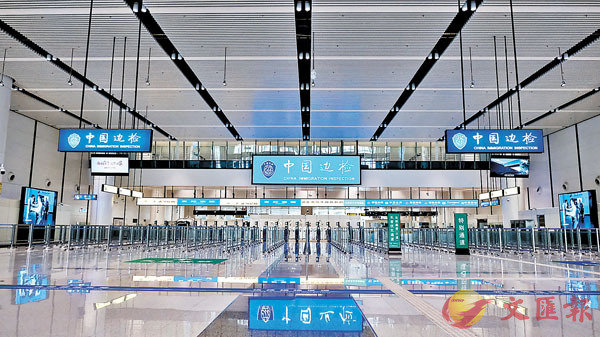 蓮塘口岸旅檢通道。受訪者提供 蓮塘口岸旅檢通道。受訪者提供