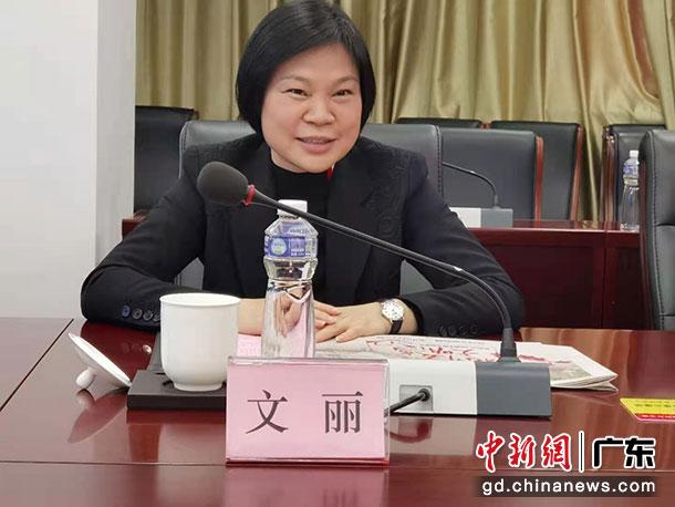 蓬江区委书记文丽陈浩光 摄