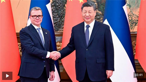 视频丨习近平会见芬兰总理奥尔波